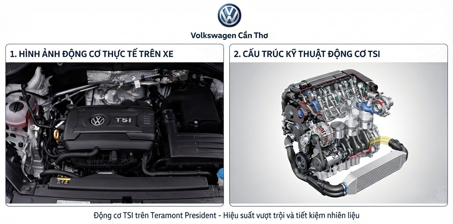 Động cơ Volkswagen Teramont President