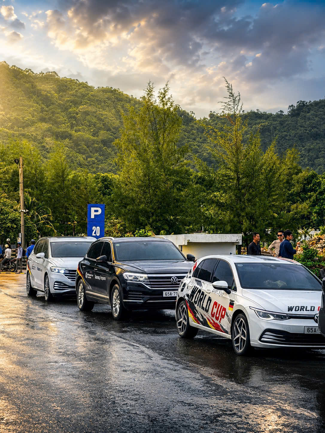 Đoàn xe Volkswagen trong chương trình Test Drive tại Rạch Giá và Phú Quốc