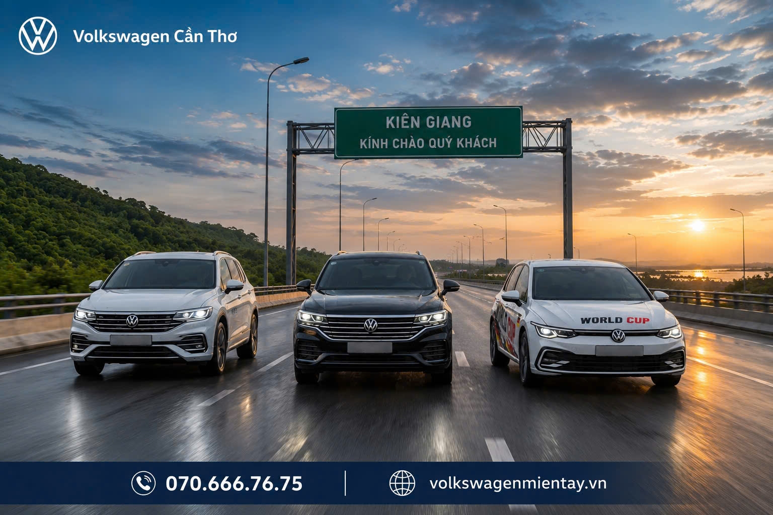 Volkswagen sử dụng động cơ TSI vận hành trên đường cao tốc