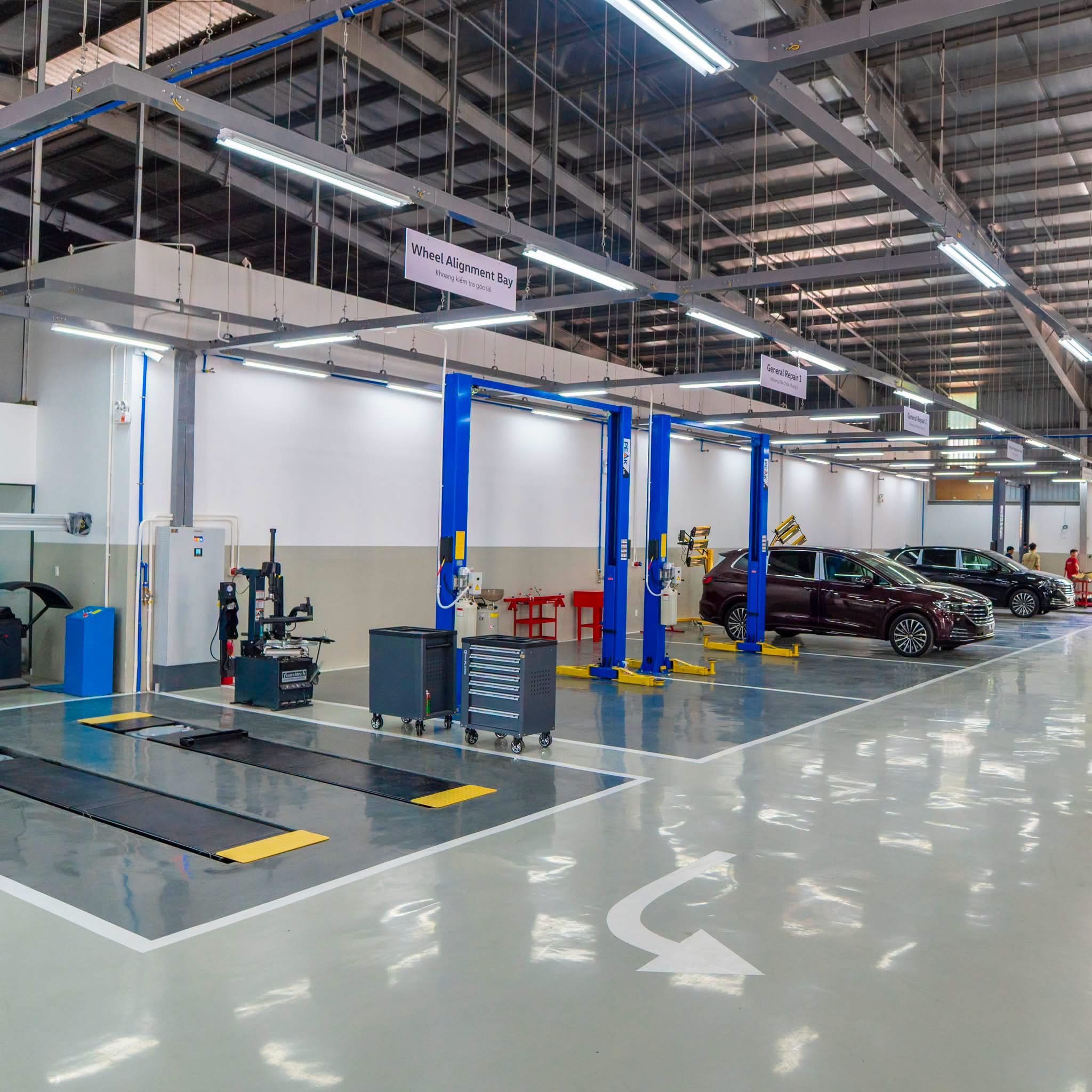 Xưởng dịch vụ Volkswagen Cần Thơ