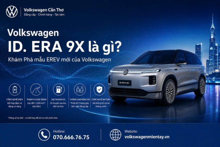 Volkswagen ID. ERA 9X là gì? Khám phá mẫu SUV EREV mới của Volkswagen 