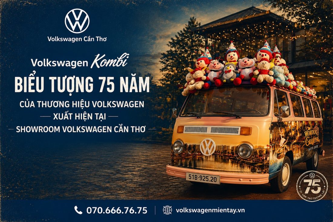 Volkswagen Kombi – Biểu tượng hơn 75 năm của thương hiệu Volkswagen xuất hiện tại Volkswagen Cần Thơ 