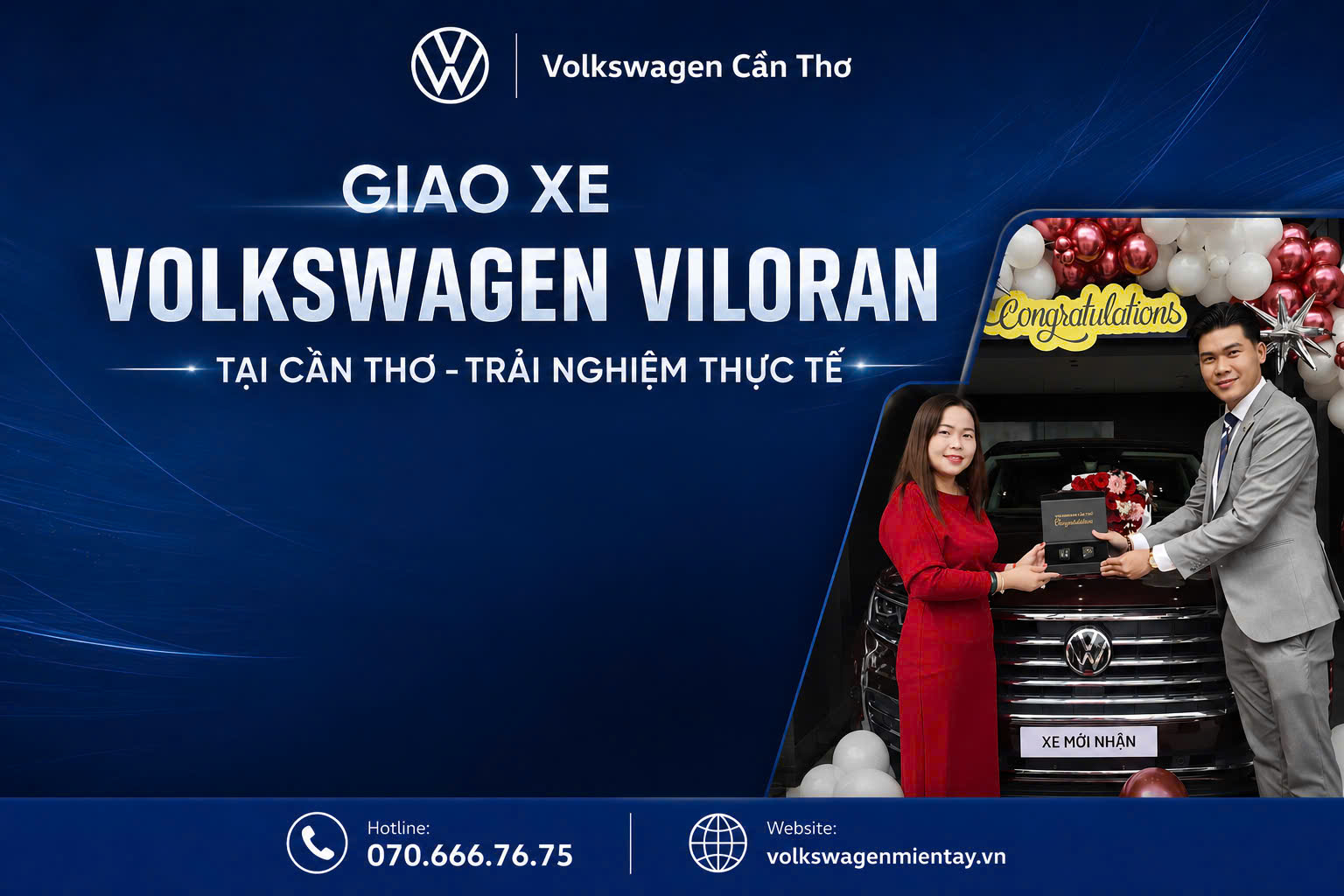 Giao Xe Volkswagen Viloran Tại Cần Thơ | Trải Nghiệm Thực Tế